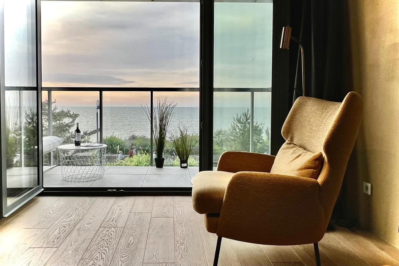 Tuz Przy Plazy - Nowoczesny Apartament Z Tarasem I Pieknym Widokiem Na Baltyk ミエルノ エクステリア 写真