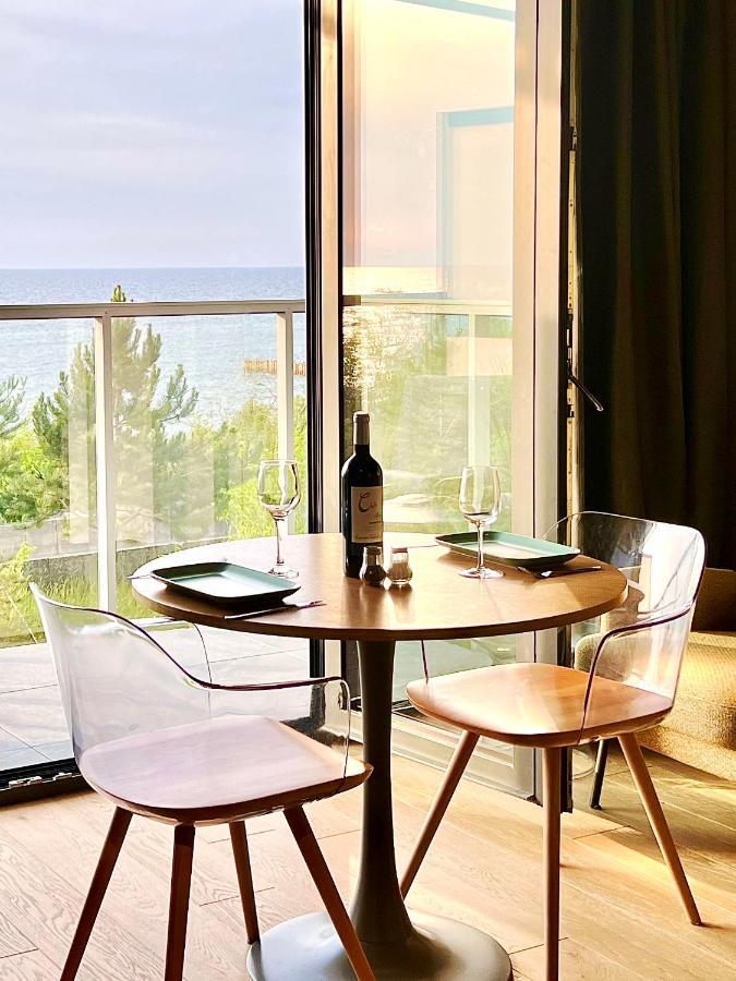Tuz Przy Plazy - Nowoczesny Apartament Z Tarasem I Pieknym Widokiem Na Baltyk ミエルノ エクステリア 写真